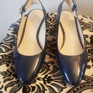 Black patent leather